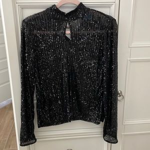 CeCe sequins top. Size small